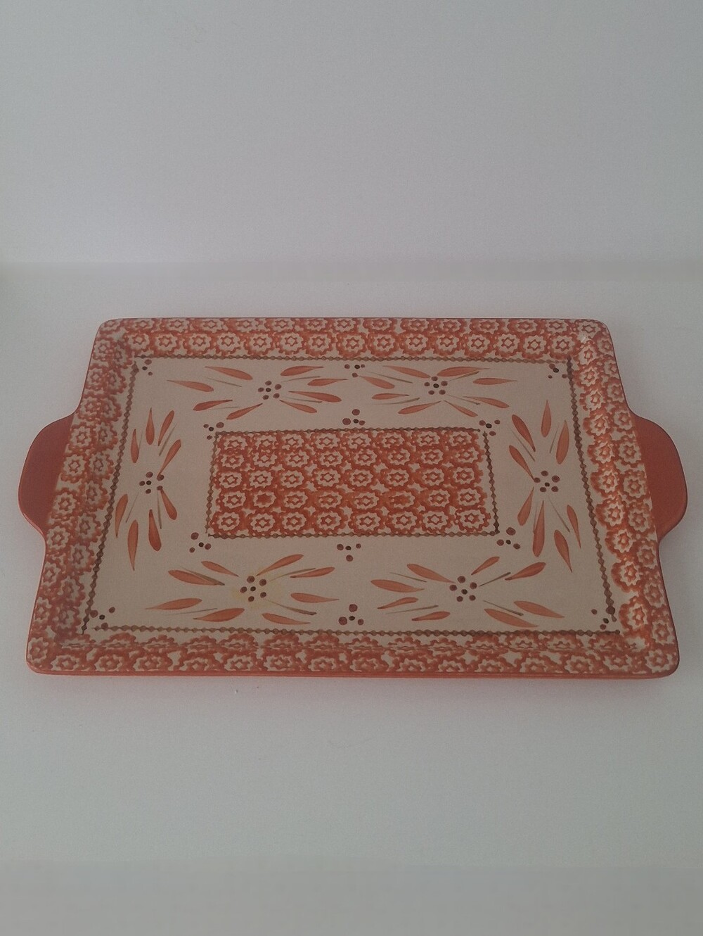 Temptations by Tara Old World ceramic tray